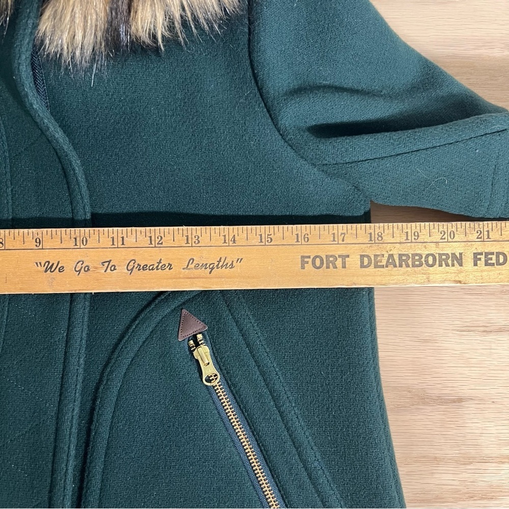 NWT J.Crew Chateau parka in Italian Stadium Cloth " Nello Gori" Size 2 - Picture 7 of 8